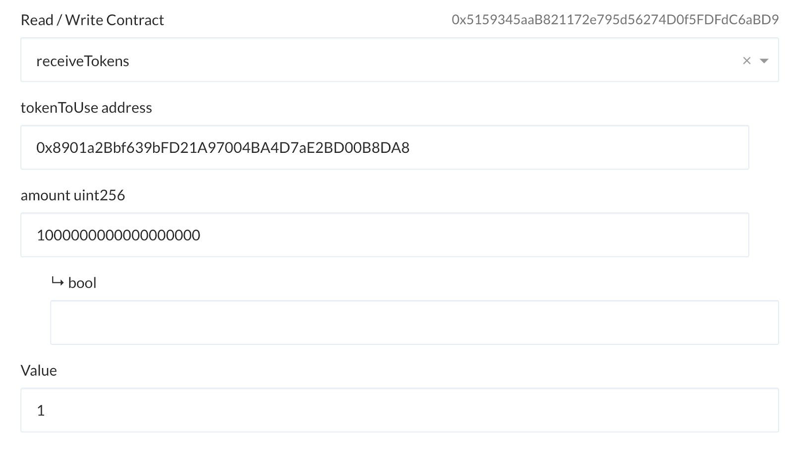 Contract Receive "Contract Receive"